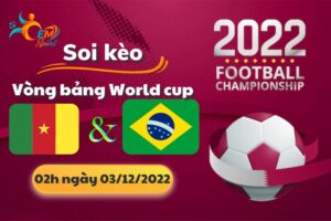 Nhận Định Tỉ Số, Soi Kèo Cameroon vs Brazil, 23h Ngày 28/11 - World Cup 2022