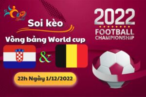 Nhận Định Tỉ Số, Soi Kèo Croatia vs Bỉ, 22h Ngày 1/12 - World Cup 2022